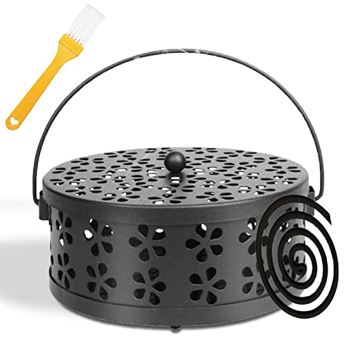 Mückenspirale Halter,Metallisch Moskito Spulenhalter,Hollow Mosquito Coils...