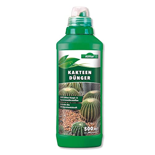 ALLFLOR Kakteendünger flüssig- und Sukkulentendünger für alle Kakteen, Aloe...
