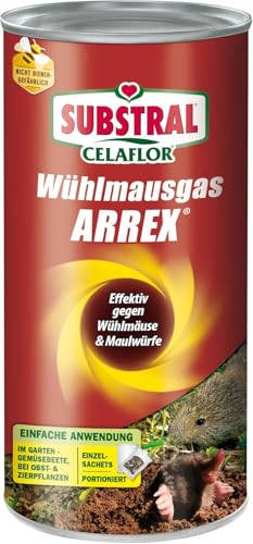 Substral Celaflor Wühlmaus-Gas Arrex 250g, zur effektiven, einfachen...