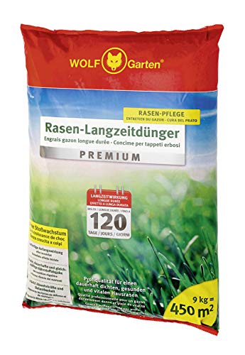 WOLF Garten - Rasen-Langzeitdünger »Premium« 120 Tage LE 450, 3830045, 450...