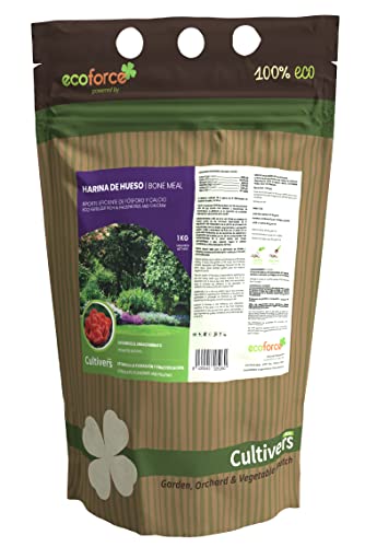 CULTIVERS Knochenmehl 1 kg Bio-Dünger für Pflanzen mit 30% Phosphor und 38%...
