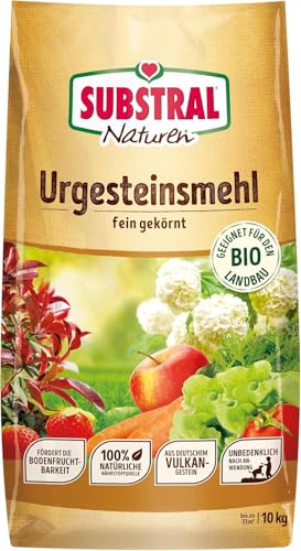 Substral Naturen Urgesteinsmehl für fruchtbare Böden, 10kg - Spurenelemente &...