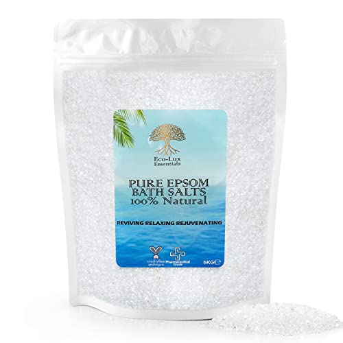 Eco-Lux 100 % reines, natürliches Bittersalz (medizinische Qualität),...