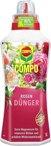 COMPO Rosendünger, Blumendünger für alle Rosen im Zimmer, in Kübeln, Beeten...