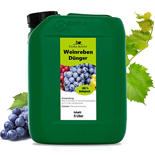 Weinreben Trauben Dünger 5 Liter - Gesunde und ertragreiche Pflanzen -...