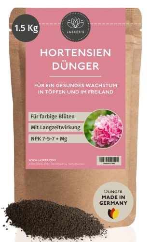 Bio Hortensiendünger Herbst Langzeit-Dünger 1.5 Kg - 100% Tierfreundlich & Bio...