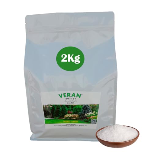 VERAN Harnstoff 46% 2Kg | Granulierter Harnstoffdünger – Stickstoffzufuhr...