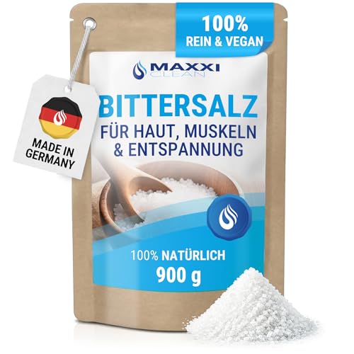 Maxxi Clean | 1x 900 g hochreines Bittersalz | Badesalz für Wellness &...