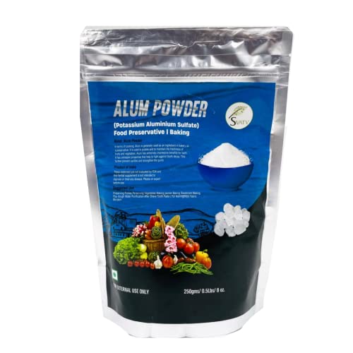 SVATV Alaunpulver | Kaliumaluminiumsulfat | Natürliche Inhaltsstoffe |...