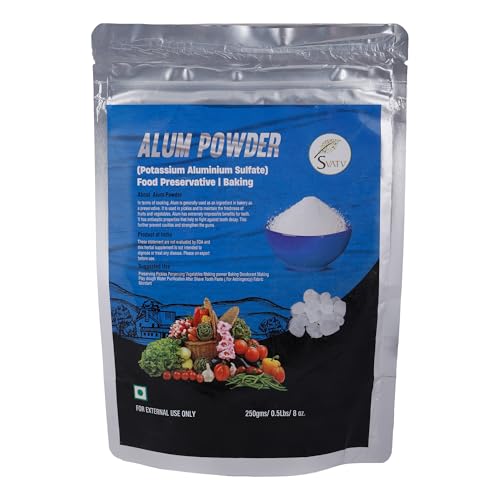 SVATV Alaunpulver | Kaliumaluminiumsulfat | Natürliche Inhaltsstoffe |...