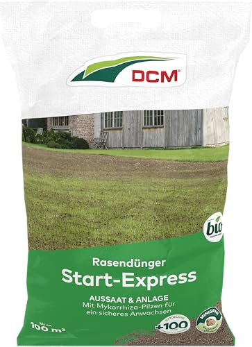 DCM Rasendünger Start-Express - Startdünger Rasen - Mit MINIGRAN® TECHNOLOGY...