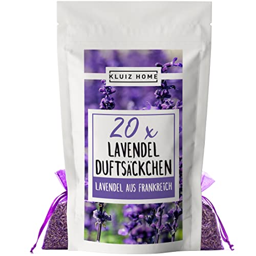 20 Lavendelsäckchen mit französichem Lavendel I Mottenschutz für...