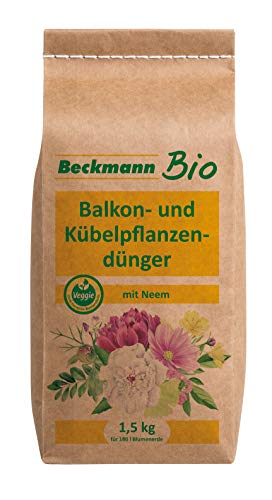Beckmann 10355 Balkon-u. Kübelpflanzendünger 6+2+5, 1,5 kg