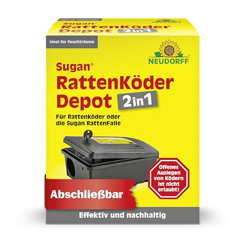 Neudorff Sugan RattenKöder Depot – Zur sicheren Platzierung von Rattenködern...