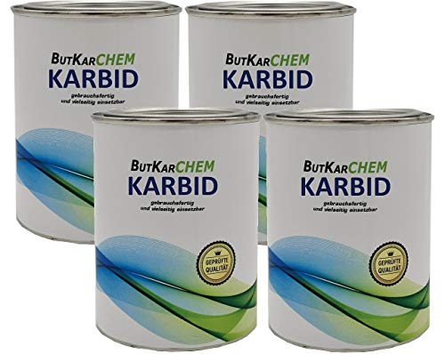 ButKarCHEM 2 Kg Karbid 24 Gebrauchsfertig & vielseitig einsetzbar (Karbid Carbid...