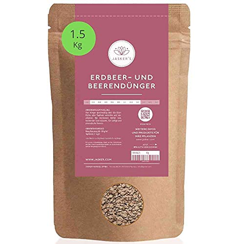 JASKERS® Bio Beerendünger 1,5 Kg | Optimaler Universaldünger Für Erdbeeren,...