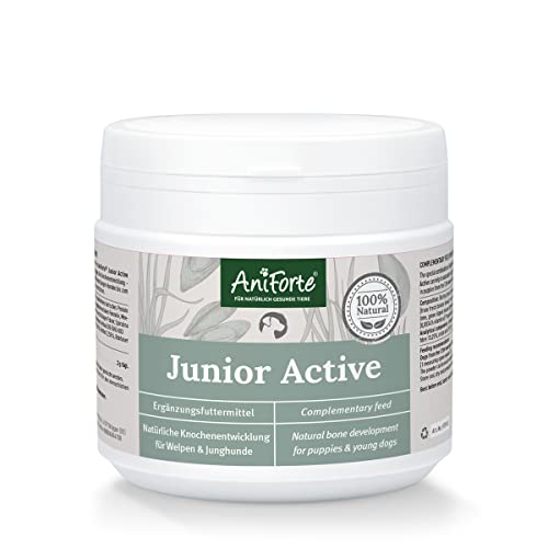 AniForte Junior Active für Welpen und Junge Hunde 250g - Für Knochen, Sehnen,...