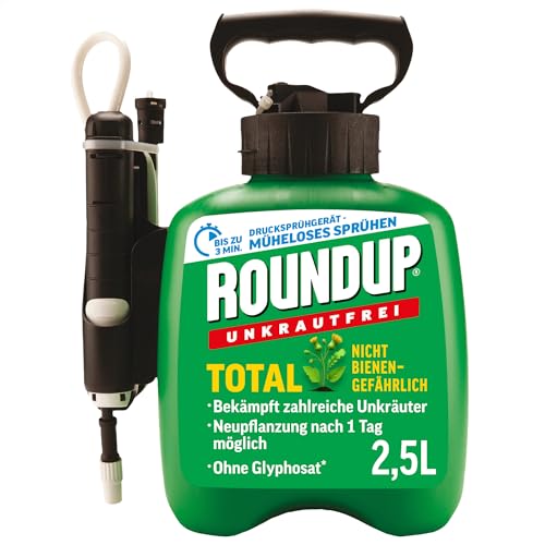 Roundup Unkrautfrei TOTAL Drucksprühsystem, 2,5 L anwendungsfertig zur...