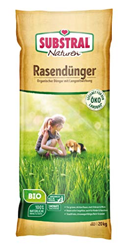 Substral Naturen Bio Rasendünger, organischer Volldünger, 3 Monate...