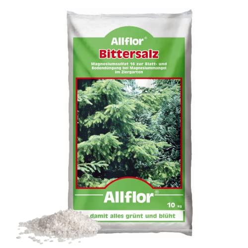 Allflor Bittersalz mit 16% Magnesium I 1 x 10 Kg I Bittersalz gegen...