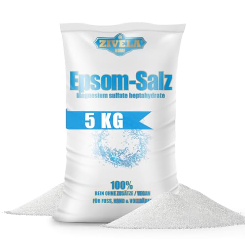 Epsom Salz 5kg | Epsom Salz Badesalz 5kg | Bittersalz Magnesiumsulfat |...
