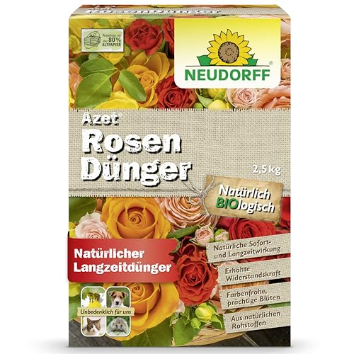 Neudorff Azet RosenDünger – Bio Rosendünger mit 100 Tagen Langzeitwirkung...
