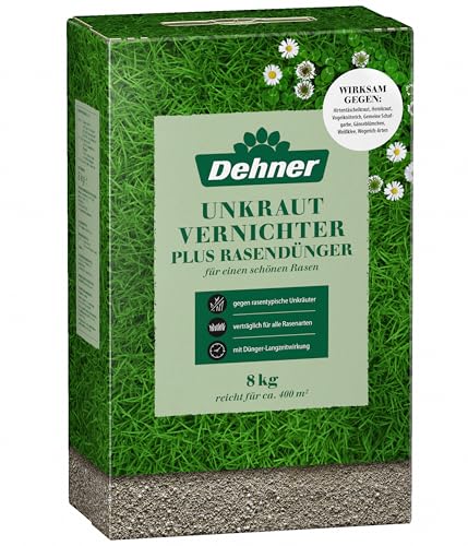Dehner Unkrautvernichter plus Rasendünger, Unkrautvernichtungsmittel mit...