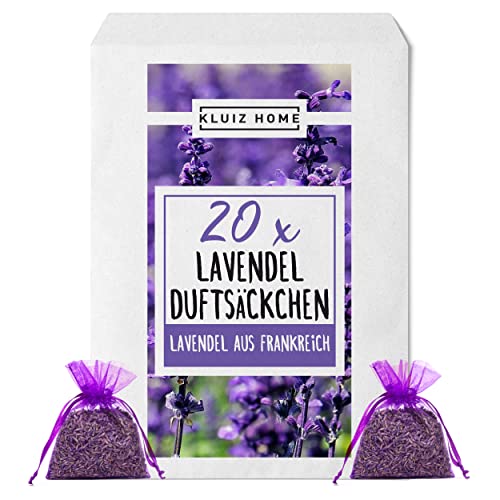 20 Lavendelsäckchen mit französichem Lavendel I Mottenschutz für...