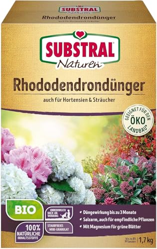 Substral Naturen Bio Rhododendron Dünger, 1,7 kg - für Rhododendren und...