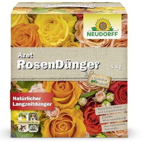 Neudorff Azet RosenDünger – Bio Rosendünger mit 100 Tagen Langzeitwirkung...