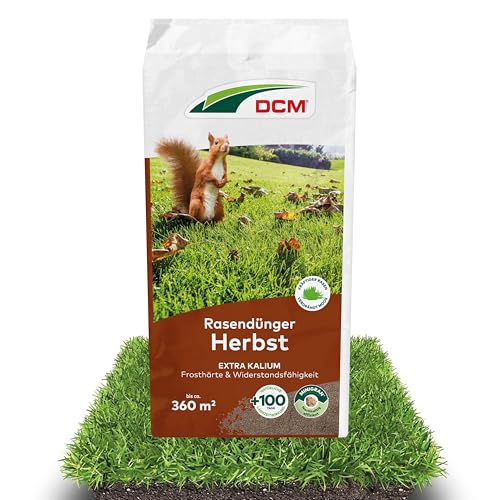 CUXIN DCM Rasendünger Herbst - Langzeit Rasendünger - Mit MINIGRAN®...