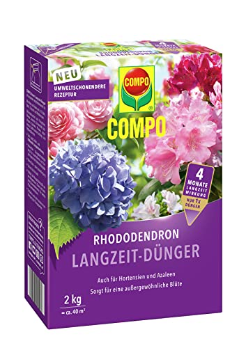 COMPO Rhododendron Langzeit-Dünger für alle Arten von Moorbeetpflanzen,...