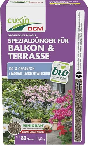 CUXIN DCM Spezialdünger für Balkon & Terrasse - Spezialdünger - Mit...