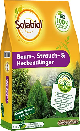 Solabiol Baum-, Strauch & Heckendünger mit Wurzelstimulator und natürlicher...