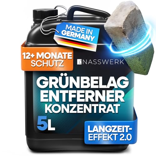 NASSWERK® Grünbelagentferner Konzentrat 5L mit GreenGuardPro-Formel I...