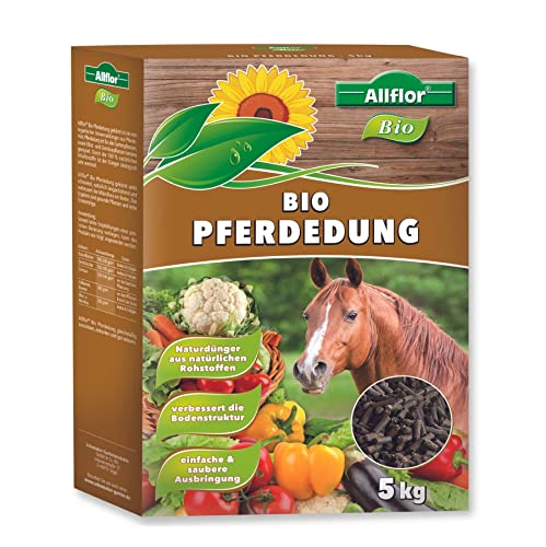 Allflor Pferdedung gekörnt 1 x 5 Kg in Faltschachtel I Pferdemist als Dünger I...