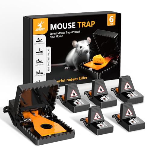 Jorest Mausefalle Schlagfallen, Kleine Rattenfalle Testsieger für drinnen und...