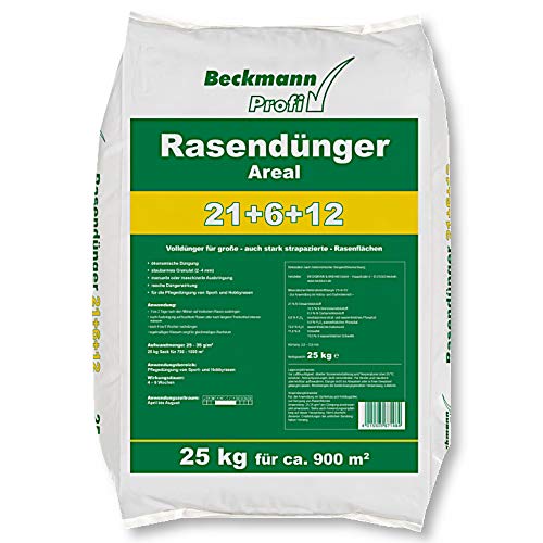 BECKMANN PROFI Rasendünger Areal 25 kg Stickstoffdünger Turbodünger...