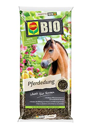 COMPO BIO Pferdedung, Rosendünger, Organischer Nährstoff-Dünger, 12 kg