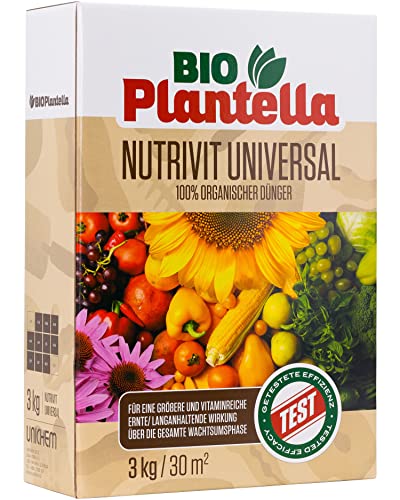 Bio Plantella Universaldünger 3 kg Organischer Dünger mit Langzeitwirkung....