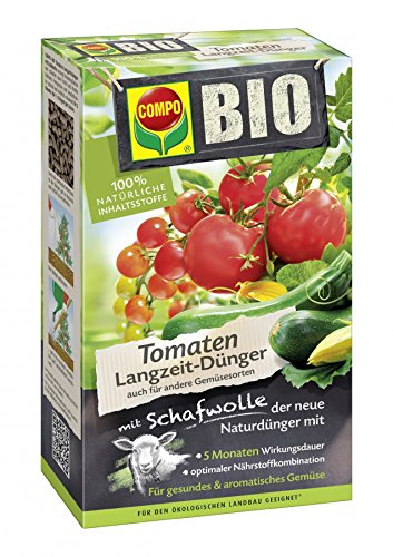 COMPO BIO Tomaten Langzeit-Dünger für alle Arten von Tomaten, Tomatendünger,...