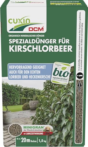 CUXIN DCM Spezialdünger für Kirschlorbeer - Spezialdünger - Langzeitdünger -...