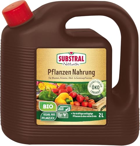 Substral Naturen Bio Pflanzen-Nahrung, 2L - pflanzlicher, veganer...