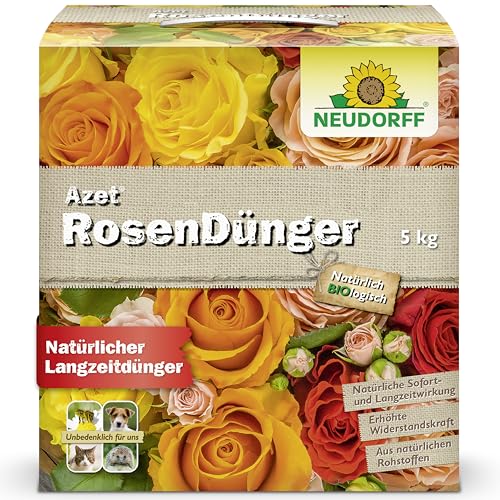 Neudorff Azet RosenDünger – Bio Rosendünger mit 100 Tagen Langzeitwirkung...