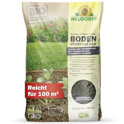 Neudorff Terra Preta BodenVerbesserer – Bio-Dünger mit Bio-Pflanzkohle zur...