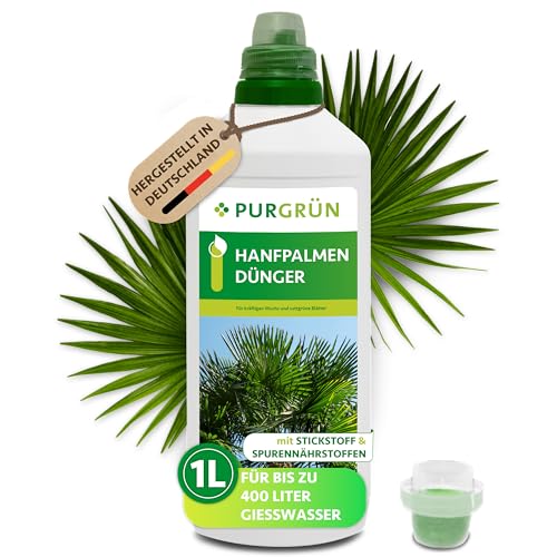 Purgrün® Hanfpalmen-Dünger 1 Liter – Fördert schnelles, gesundes Wachstum...