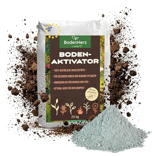 BodenHerz Bodenaktivator 25 kg, mit Mineralien 100% Natürlich mit...