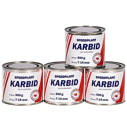 Karbid 2 kg (4x 500g) - Carbid Kabit Kabitt karbitt Karbit Karbid kleine...