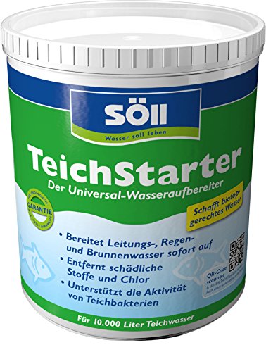 Söll 80474 TeichStarter Universal-Wasseraufbereiter für den Gartenteich 1 kg -...