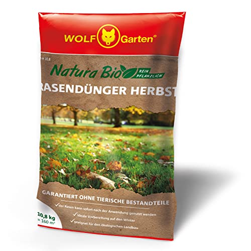 WOLF-Garten - Natura Bio Herbst Rasendünger für 160 m² NR-H 10,